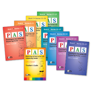 Phonological Awareness and Sequencing Stories (PAS)-Second Edition, Set of 8 Books (E-Book)