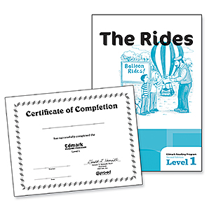 Edmark Reading Program: Level 1 - Second Edition, The Rides and Certificates of Completion