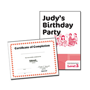 Edmark Reading Program: Level 2 - Second Edition, Judy's Birthday Party and Certificates of Completion