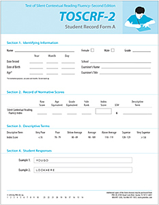TOSCRF-2: Student Record Forms A (25)