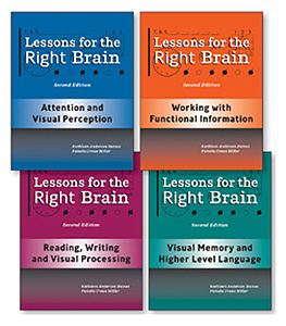 Lessons for the Right Brain-Second Edition (Set of 4)