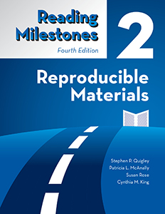 Reading Milestones–Fourth Edition, Level 2 (Blue) Reproducible Materials E-Book