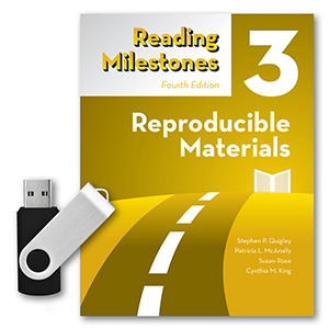 Reading Milestones–Fourth Edition, Level 3 (Yellow) Reproducible Materials Flash Drive
