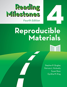 Reading Milestones–Fourth Edition, Level 4 (Green) Reproducible Materials E-Book