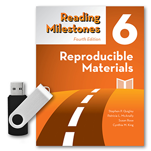 Reading Milestones–Fourth Edition, Level 6 (Orange) Reproducible Materials Flash Drive