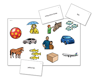 Edmark Reading Program: Level 1 - Second Edition, Phrase Match Cards & Boards Kit