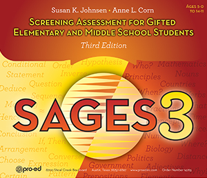 SAGES-3 Screening Assessment for Gifted Elementary and Middle School Students-Third Edition, Complete Kit