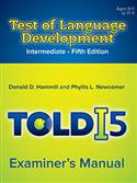 TOLD-I: 5 Virtual Examiner's Manual