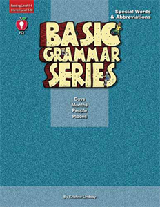 Basic Grammar Series Books - Special Words & Abbreviations