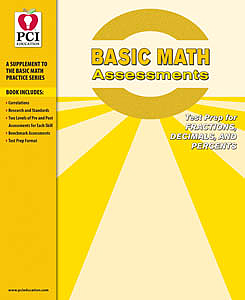 Basic Math Assessments: Fractions, Decimals, and Percents