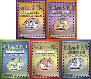 Autism & PDD Adolescent Social Skills Lessons: 5-Book Set-E-Book