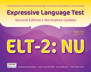 ELT-2: NU: Expressive Language Test-Second Edition: Normative Update