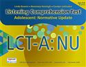 LCT-A: NU: Listening Comprehension Test-Adolescent: Normative Update