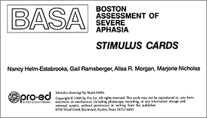 BASA Stimulus Cards